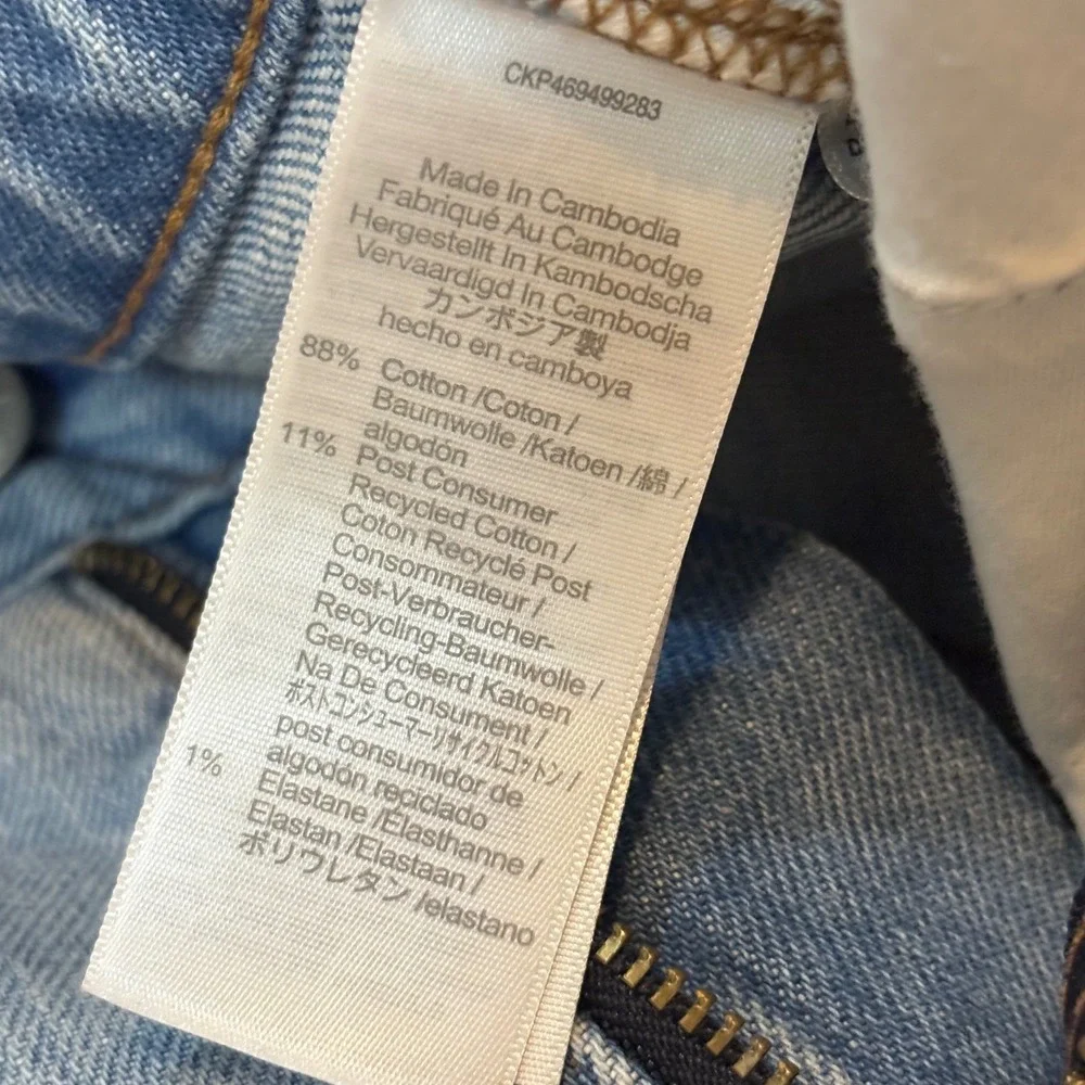 Madewell Women's Jeans Blue Size 27 Curvy Vintage Light Wash Distressed‎ NWOT - Picture 10 of 11